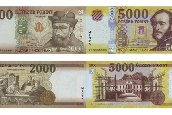 Megújulnak a 2000 és az 5000 forintos címletű bankjegyek