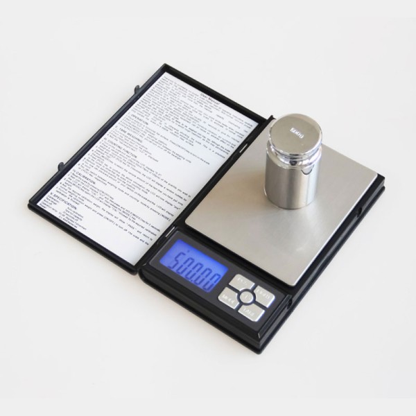 Hordozható zsebmérleg, ékszermérleg, labormérleg - 500g méréshatárral