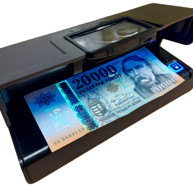 EuroCash EC-1510 (EC-V13) Bankjegyvizsgáló, Pénzvizsgáló Nagyítós Kombinált