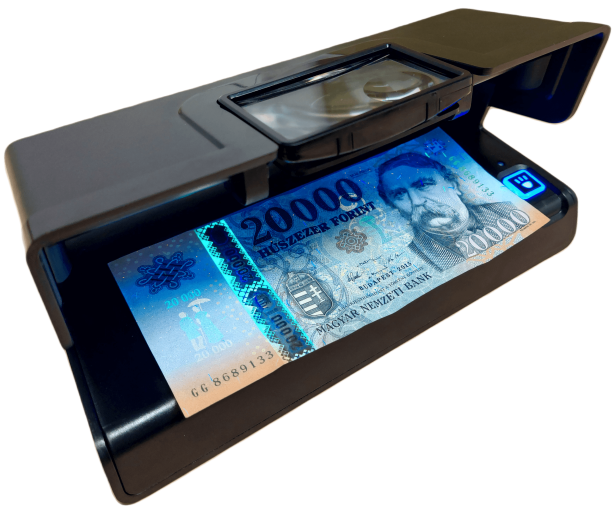 EuroCash EC-1510 (EC-V13) Bankjegyvizsgáló, Pénzvizsgáló Nagyítós Kombinált