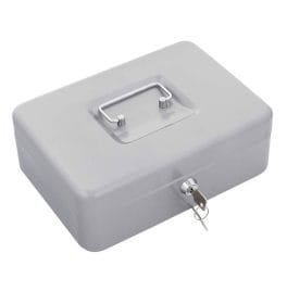Pénzkazetta M 200x160x90mm - műanyag érmetartóval - több színben