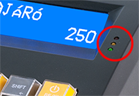 Villog a SÁRGA lámpa az Online pénztárgépen, mit tegyek?