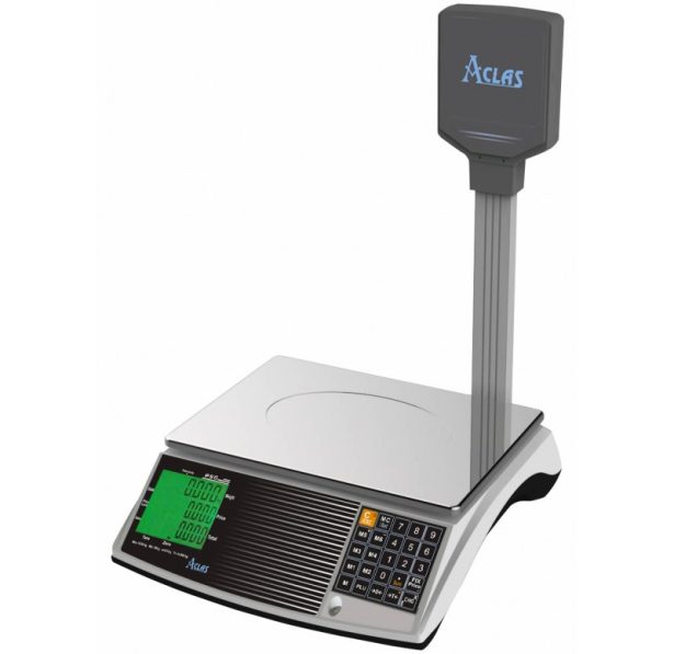 Aclas PS6B 15kg tornyos bolti mérleg, hitelesítve