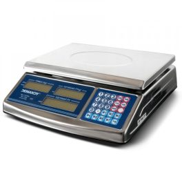 ACS-768 hitelesített bolti mérleg, fém burkolat, 15kg, jól látható LCD kijelző