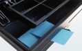 EuroCash C3540 közepes pénztárgép fiók, pénztárgép kassza - fekete
