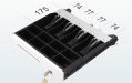 EuroCash E3336D kis méretű pénztárgép fiók, pénztárgép kassza - fehér