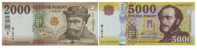 Forgalomban lévő bankjegy címletek
