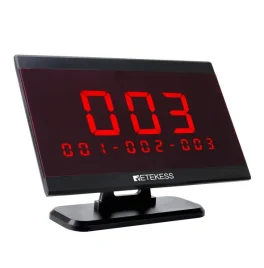 EC-05 Pincérhívó, Vendéghívó Rendszer, Nagy Kijelzővel, 10 db Vízálló Hívógombbal