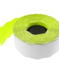 Árazócímke 26x12mm, Fluo Zöld, hullámos,  MX-2612 NEW egysoros árazógéphez