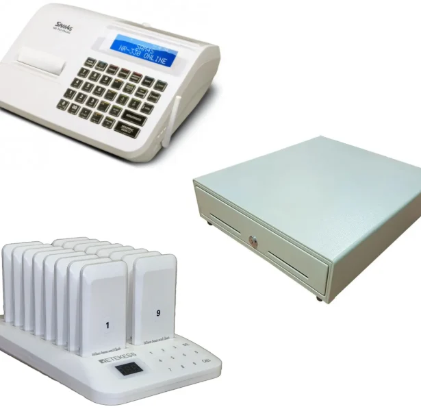 Starter Pack M - Induló csomag, NR-330-al, választható kasszafiókkal és hívórendszerrel