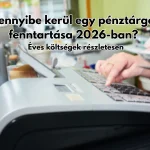 Mennyibe kerül egy pénztárgép fenntartása 2026-ban? - Éves költségek részletesen