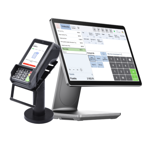 FiskalPRO POS terminál bankkártyaolvasóval C9 + CT20