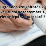 Nyugtaadat-szolgáltatás 2026 – Mit kell tudni a szeptember 1-jétől életbe lépő változásokról?