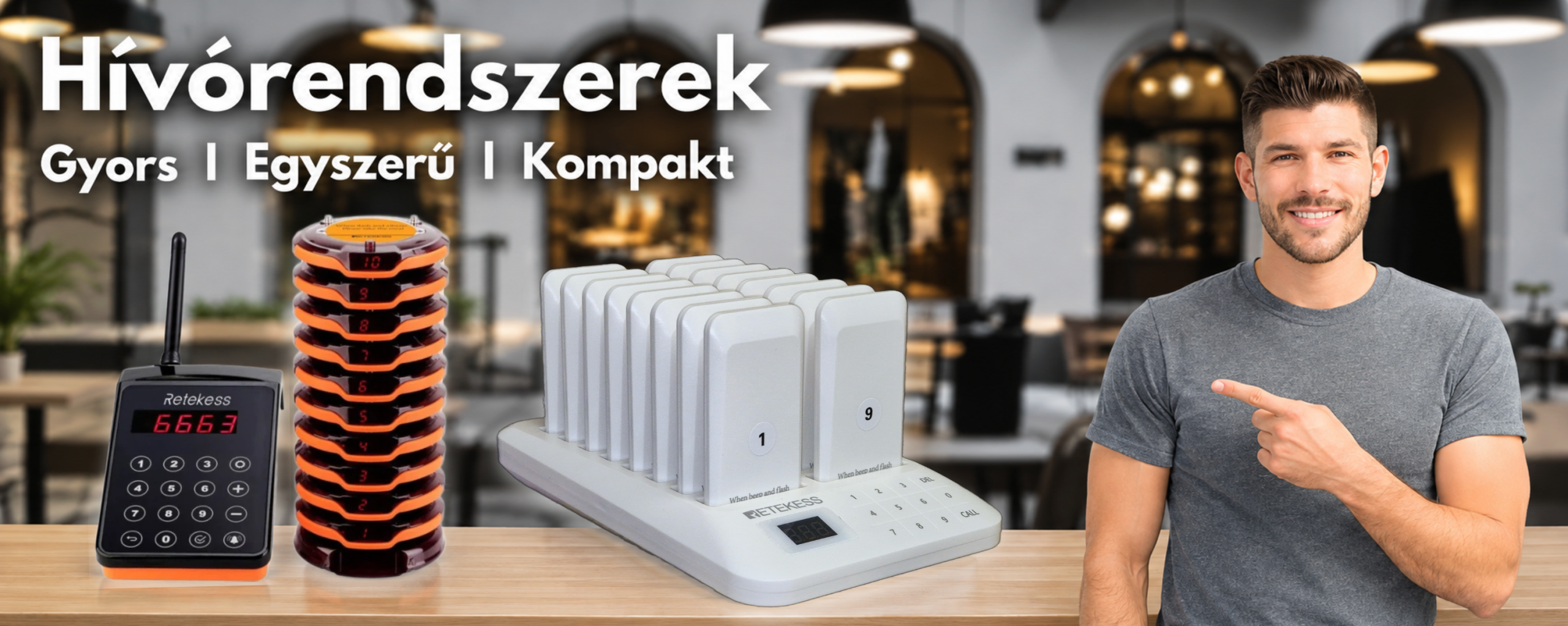 Hívórendszerek, pincérhívó rendszer, vendéghívó rendszer